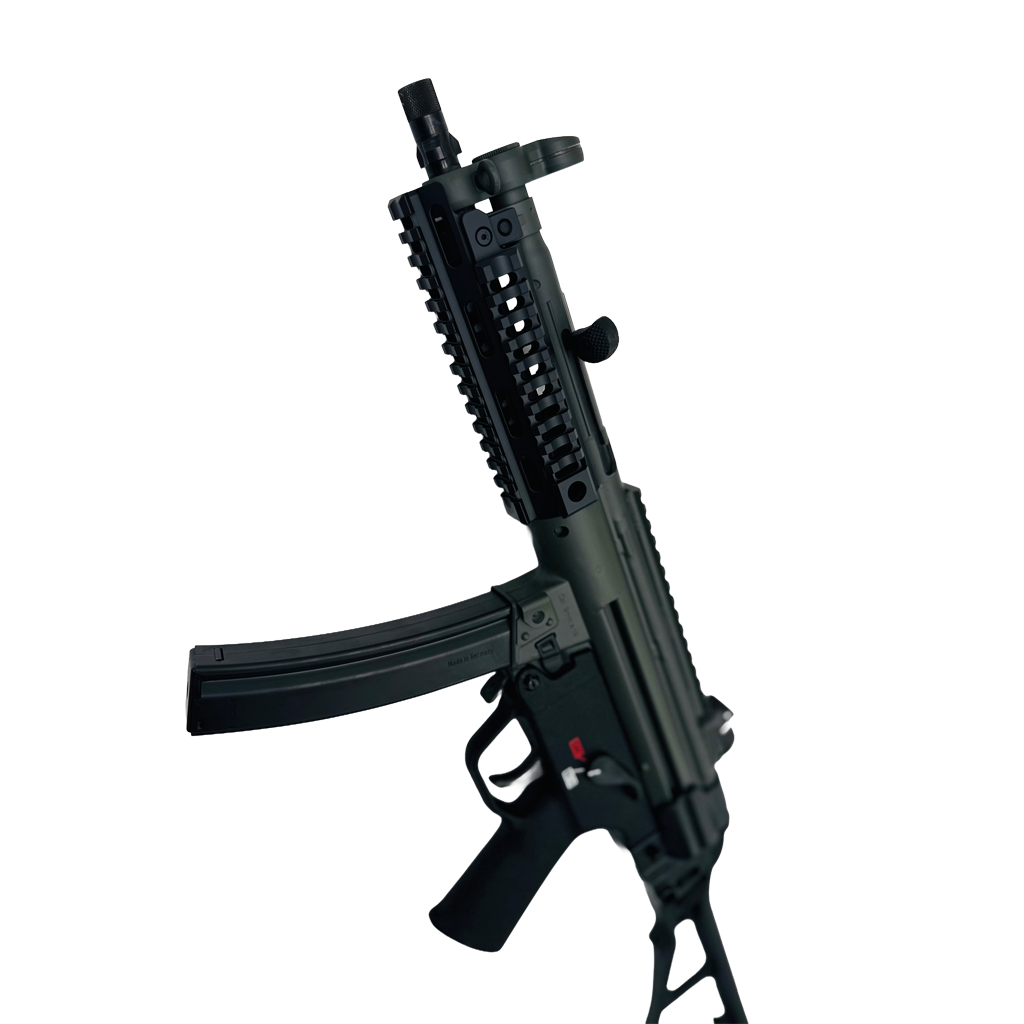 RA5N Full Build front angle view with Picatinny rail and folding stock RA5N Full Build front angle view with Picatinny rail and folding stock