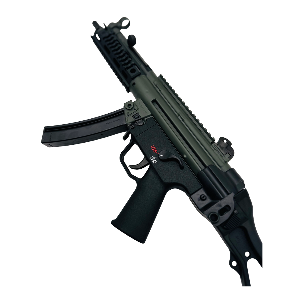 RA5N Full Build rear angle view with folding stock and curved magazine RA5N Full Build rear angle view with folding stock and curved magazine