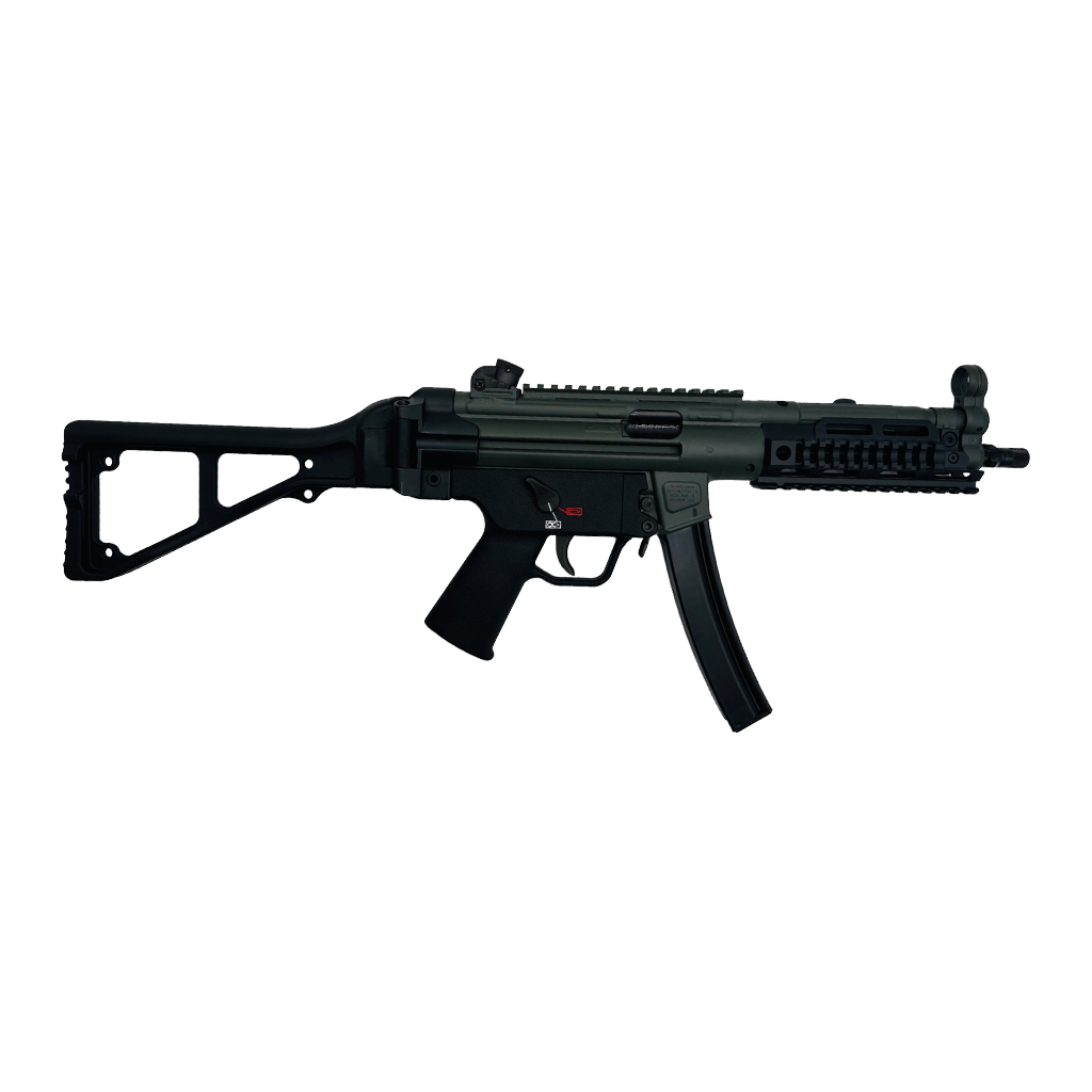 RA5N Full Build firearm by Ronin Arms with B&T side-folding stock and Midwest Industries tri-rail handguard